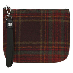 Pochette in tartan scuro, piccola