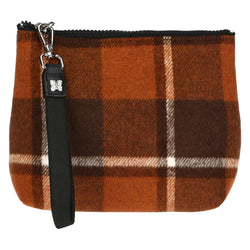 Pochette in tartan chiaro, piccola