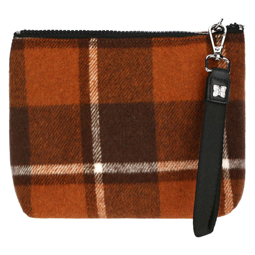 Pochette in tartan chiaro, piccola