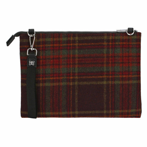 Busta in tartan scuro, grande