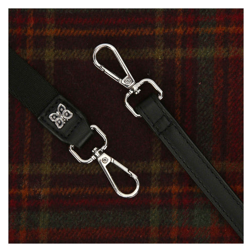 Busta in tartan scuro, grande