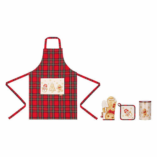 Set presina, guanto e grembiule con scatola in latta Thunland - THUN T10764644P00