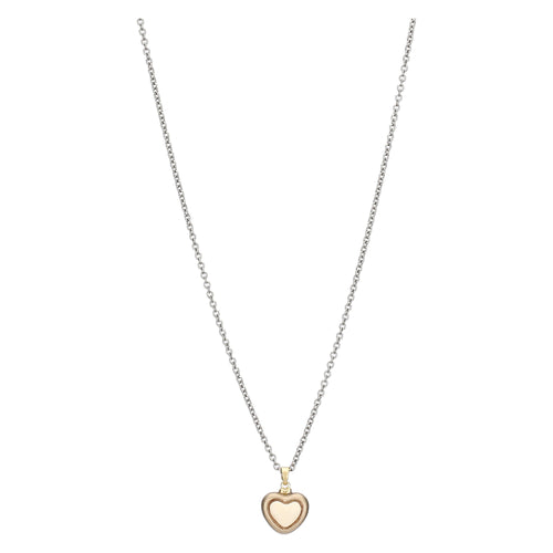 Collana con cuore in ceramica