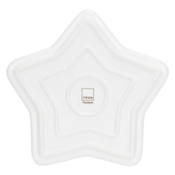 Set 2 piattini dessert a forma di stella in porcellana Thunland - THUN T10823384P00