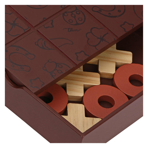 Gioco "Tris" in legno e ceramica