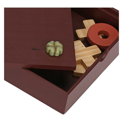 Gioco "Tris" in legno e ceramica