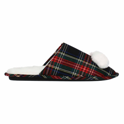 Pantofole in tartan con baffo, lui - 44/45