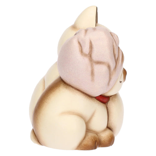 Coppia gatti siamesi in ceramica, piccola