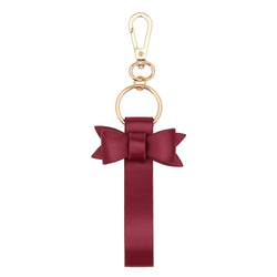 Charm per borsa fiocco in ecopelle