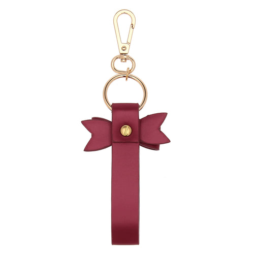 Charm per borsa fiocco in ecopelle