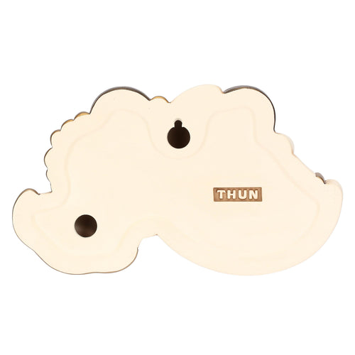 Coppia angeli da parete con luna e stella in ceramica