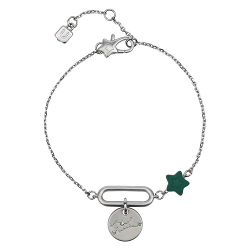 Bracciale con stella e pendente "Vergine"