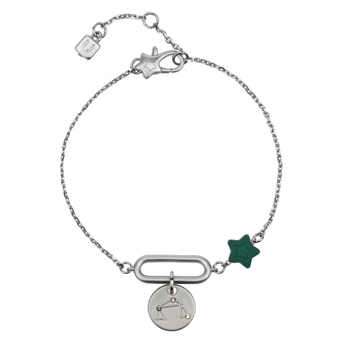 Bracciale con stella e pendente "Bilancia"