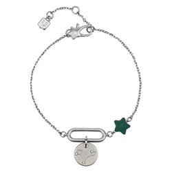 Bracciale con stella e pendente "Pesci"