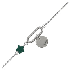 Bracciale con stella e pendente "Pesci"