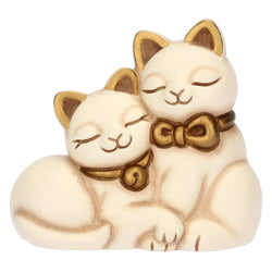 Coppia gattini in ceramica