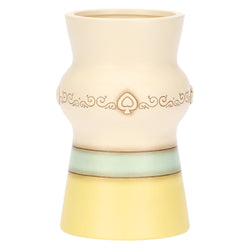 Vaso in ceramica Incanto di Primavera bianco, medio