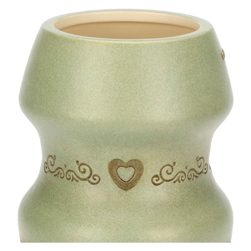 Vaso in ceramica Incanto di Primavera verde, medio