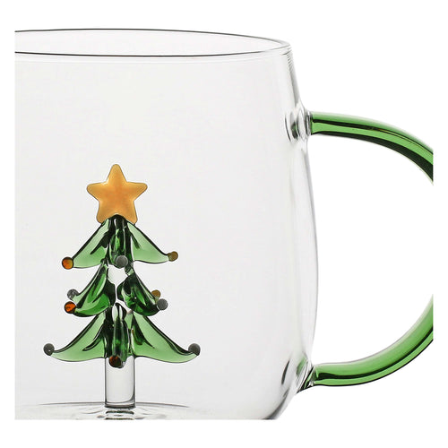 Mug in vetro con alberello Thunland - THUN T11410015P00