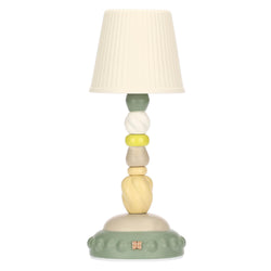 Lampada in porcellana, verde
