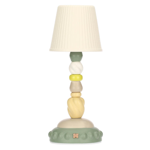 Lampada in porcellana, verde