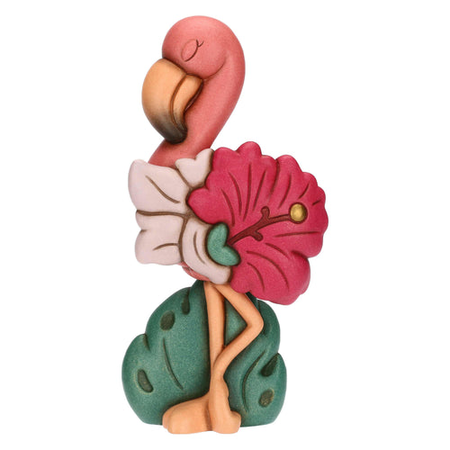 Fenicottero Rose in ceramica, grande