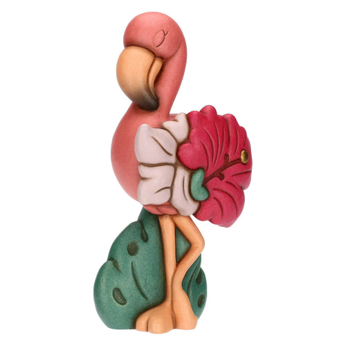 Fenicottero Rose in ceramica, grande