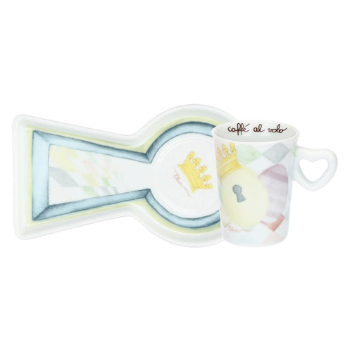 Tazzina espresso con vassoietto Incanto di Pasqua