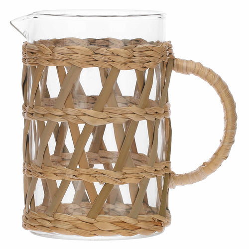Caraffa in vetro e rattan Incanto di Pasqua