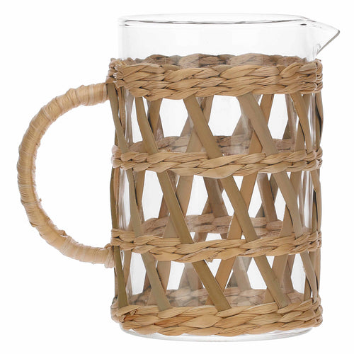 Caraffa in vetro e rattan Incanto di Pasqua