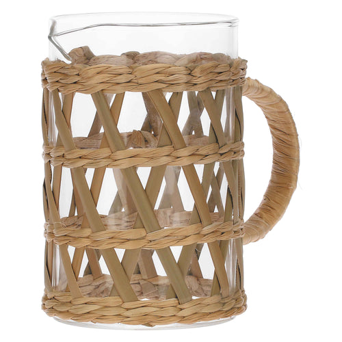Caraffa in vetro e rattan Incanto di Pasqua