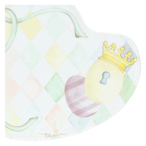 Piatto colomba in porcellana Incanto di Pasqua
