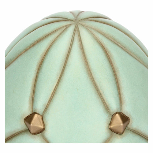 Uovo decorativo in ceramica Incanto di Pasqua, azzurro
