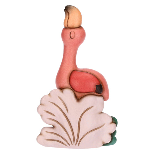 Fenicottero Rose in ceramica, medio