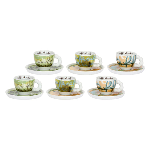 Set 6 tazzine espresso con piattino, Vogliadi - THUN T11630653P00