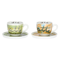 Set 2 tazze colazione con piattino, Vogliadi - THUN T11633419P00