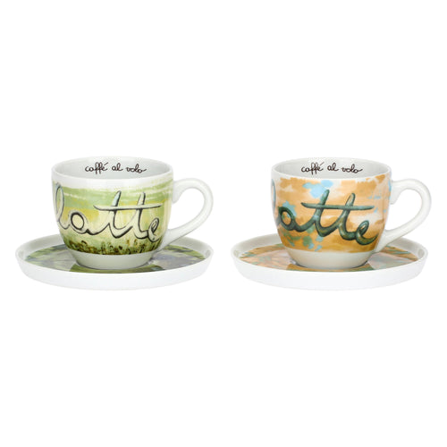 Set 2 tazze colazione con piattino, Vogliadi - THUN T11633419P00