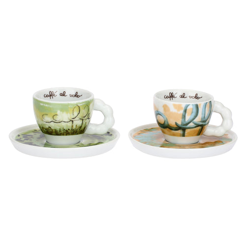 Set 2 tazze medie con piattino, Vogliadi - THUN T11634654P00