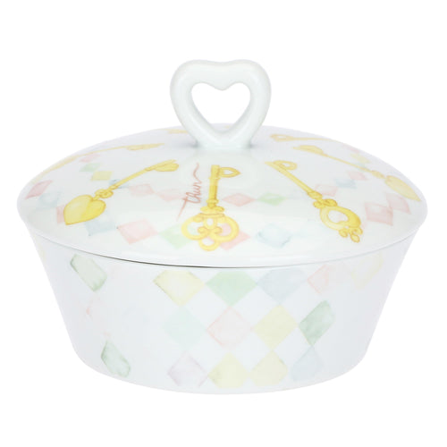 Ciotolina porta bon bon con coperchio Incanto di Primavera