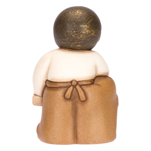 Falegname in ceramica Presepe Classico, Bianco