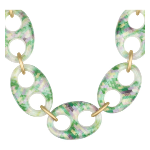 Collana catena con stampa python
