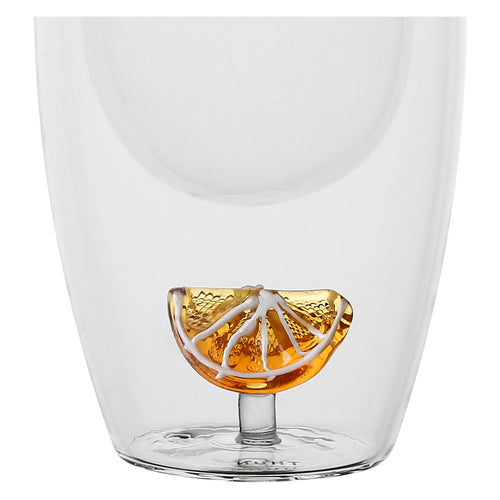 Set 2 bicchieri bibita con frutta Eleganza Esotica
