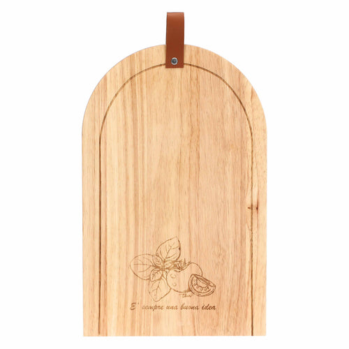 Set tagliere in legno e 2 taglia pizza Acqua e Farina