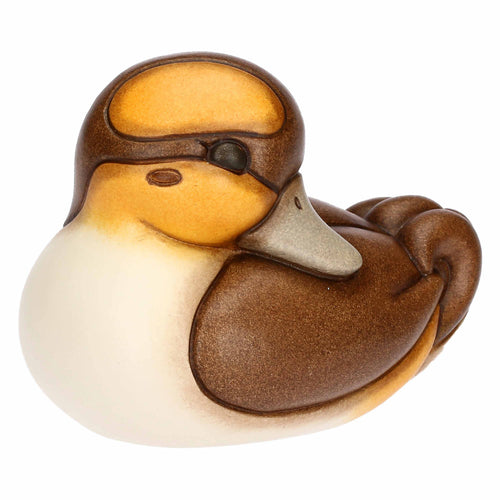 Anatroccolo germano in ceramica, piccolo