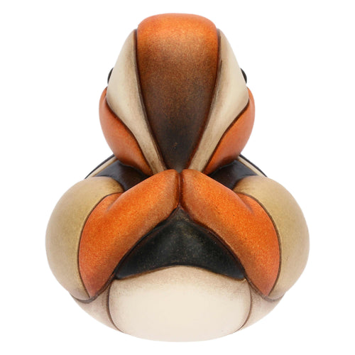 Anatra mandarina in ceramica, piccola