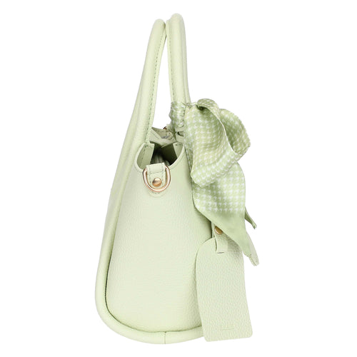 Mini bag in ecopelle con foulard Twilly