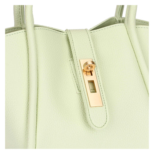 Mini bag in ecopelle con foulard Twilly