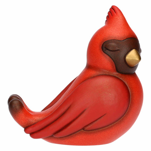 Cardinale in ceramica, medio