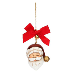 Addobbo natalizio Babbo Natale in ceramica, piccolo