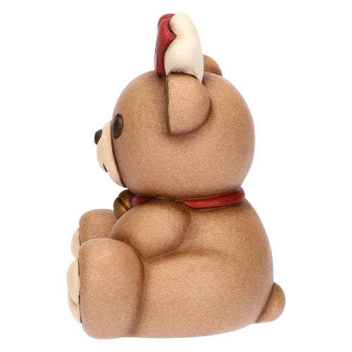 Teddy Buon Anno 2027, rosso,  in ceramica